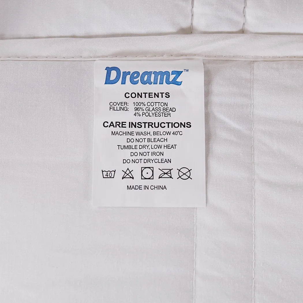 Weighted Blanket Summer Cotton Heavy Gravity Adults Deep Relax Relief 7KG