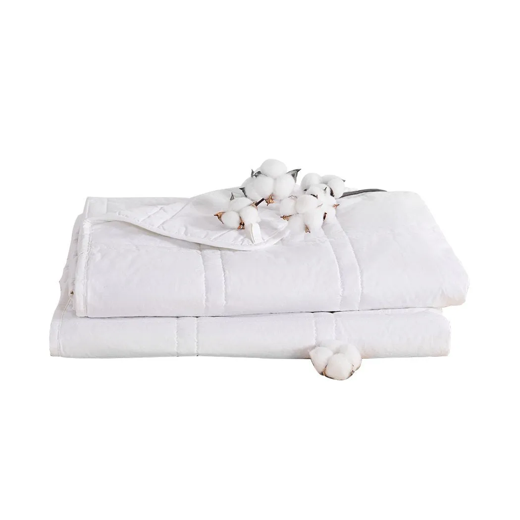 Weighted Blanket Summer Cotton Heavy Gravity Adults Deep Relax Relief 9KG