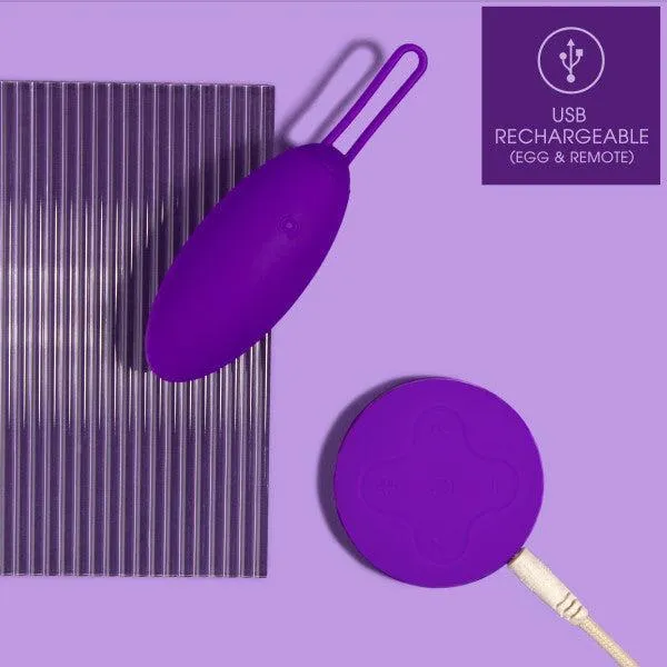 Wellness Imara Wearable Vibrating Egg with Remote - Purple