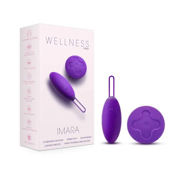 Wellness Imara Wearable Vibrating Egg with Remote - Purple