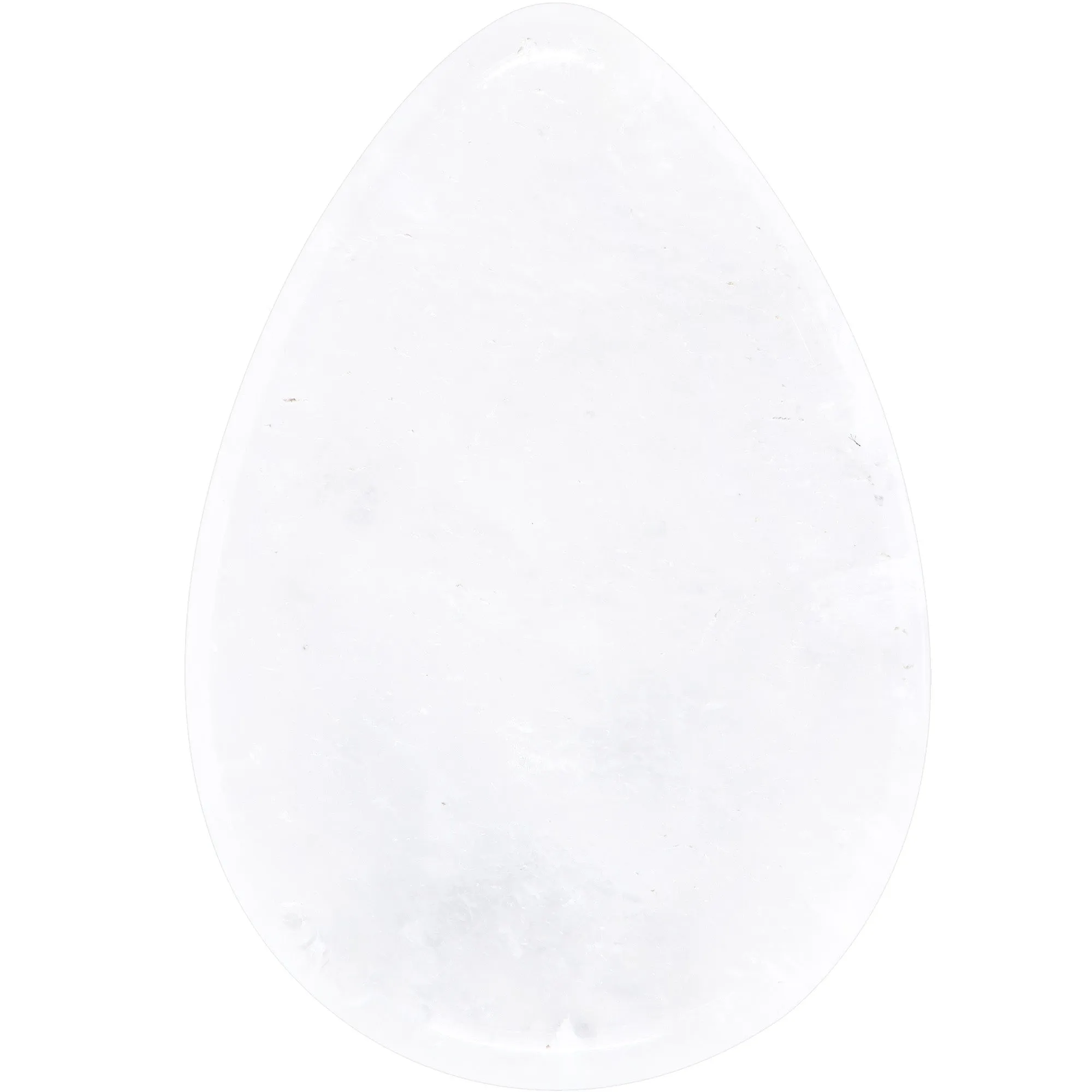 White Cloudy Quartz Drop Saddle Plug Set