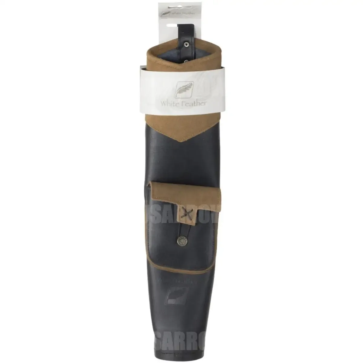 White Feather Earthquake Brown Arrow Back Quiver