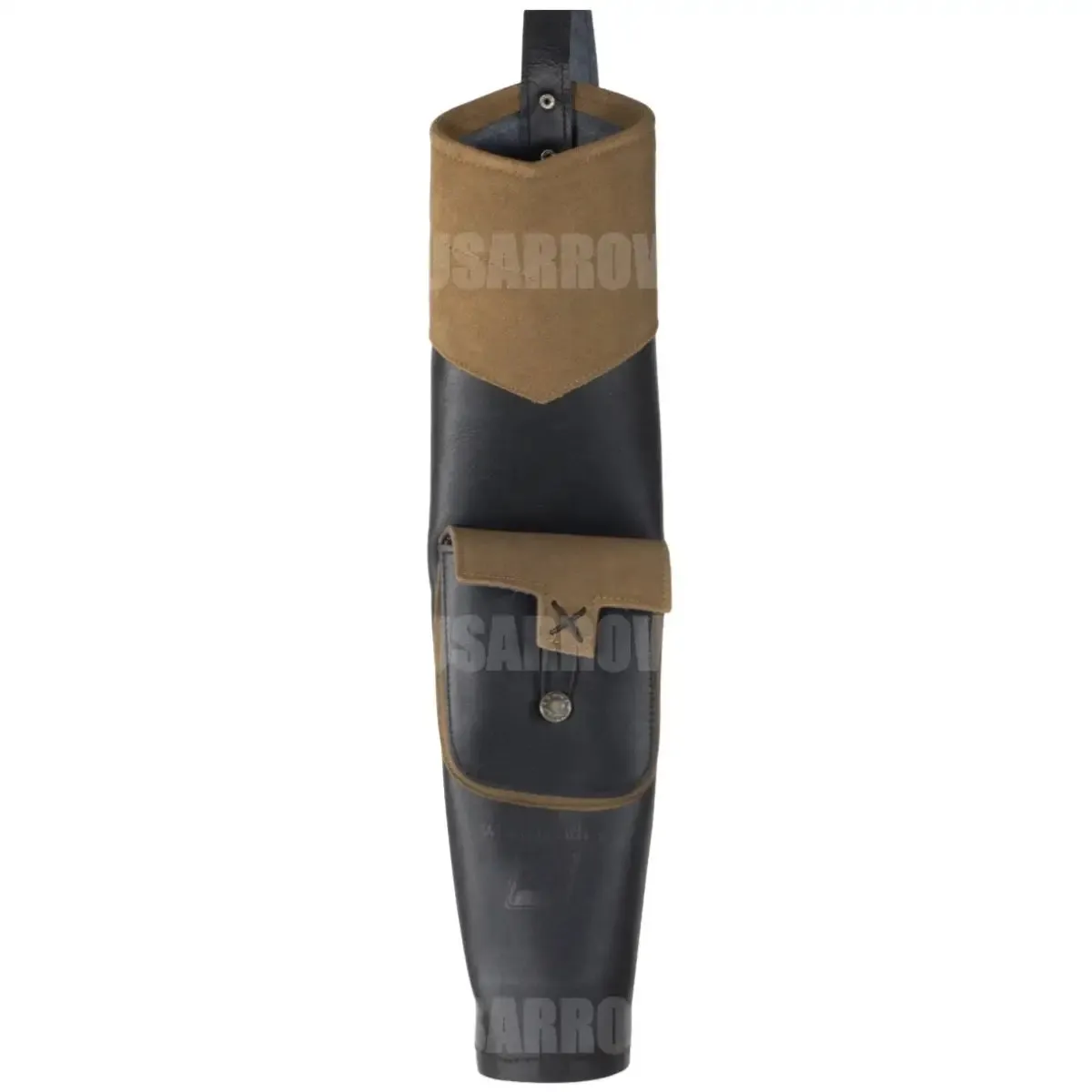 White Feather Earthquake Brown Arrow Back Quiver