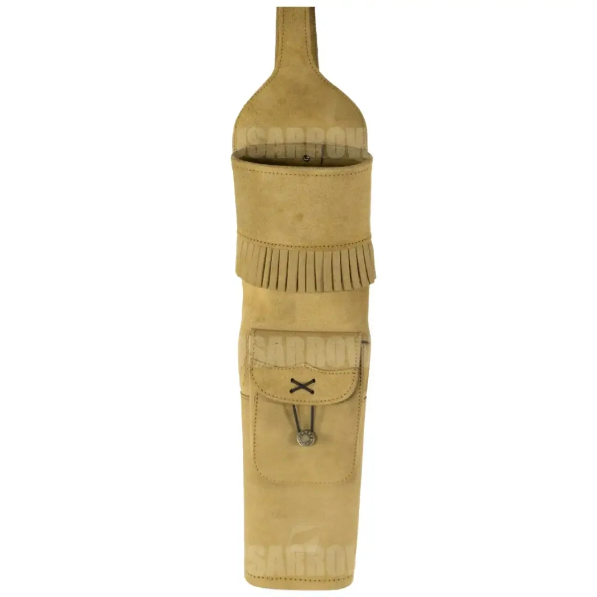 White Feather Water Arrow Back Quiver