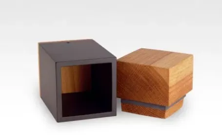 White Oak Solid Wood Cremation Urn