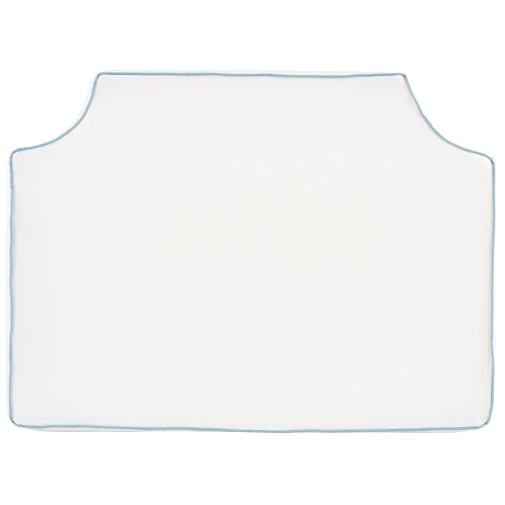White with Sky Pipe Headboard