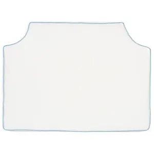 White with Sky Pipe Headboard