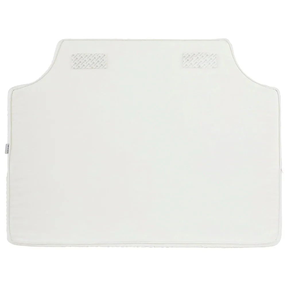White with Sky Pipe Headboard