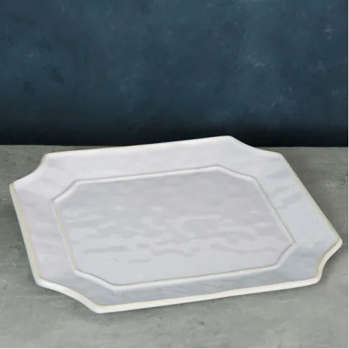 WHT RECT TRAY - VIDA CHARLESTON