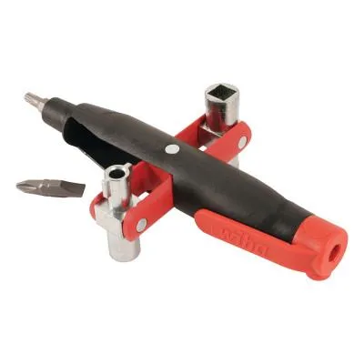Wiha® Tools Pen Style Control Cabinet Keys, Black/Red, 21105