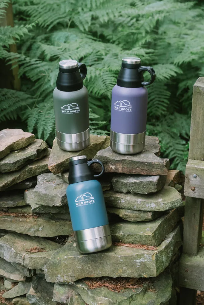 Wild Roots Pro Brew Flask Bottle 900ml Vacuum Insulated