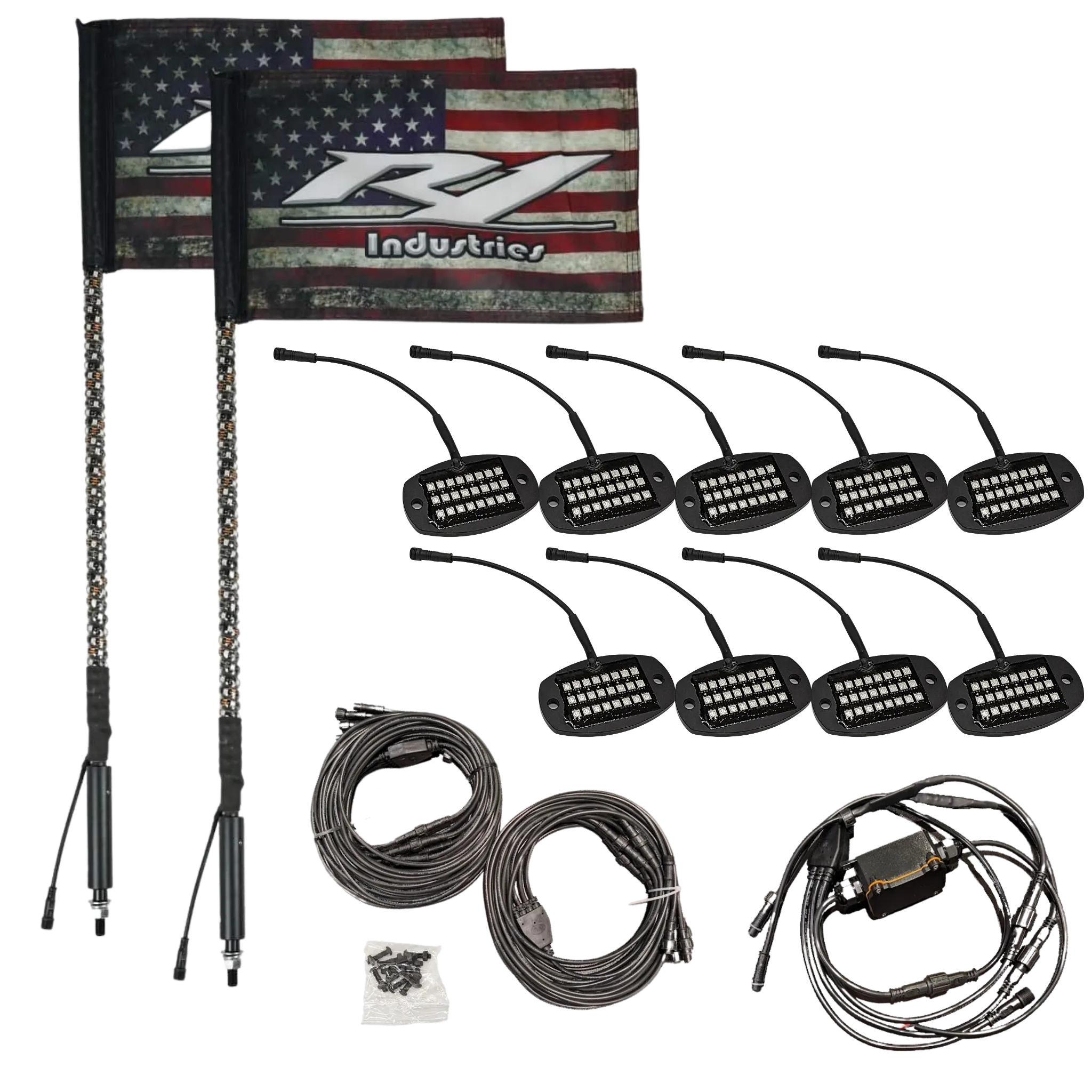 Wildcat Extreme LED Whip & Rock Light Party Pack