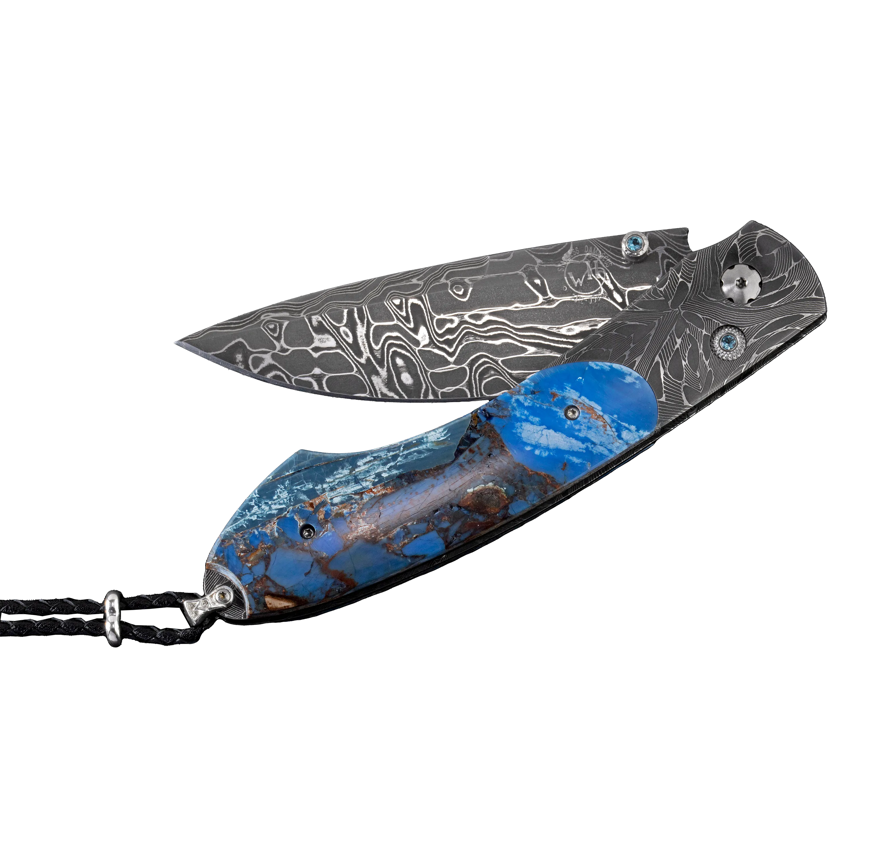 William Henry Blue Fusion Pocket Knife