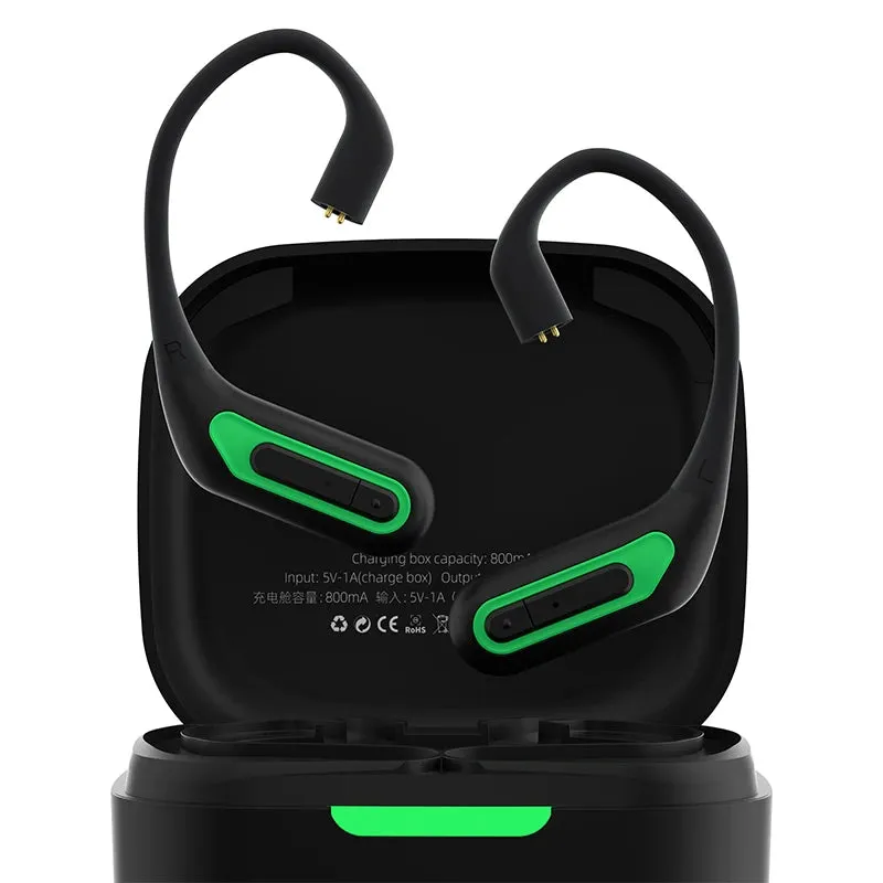 Wireless Ear Hook Earphones - Bluetooth 5.2 Upgrade - HiFi Headset for Sport and Gaming - Noise Cancelling Headphones