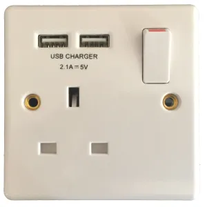 Wireless GSM Audio Monitor & Sound Recorder In Dual USB Wall Socket Charger