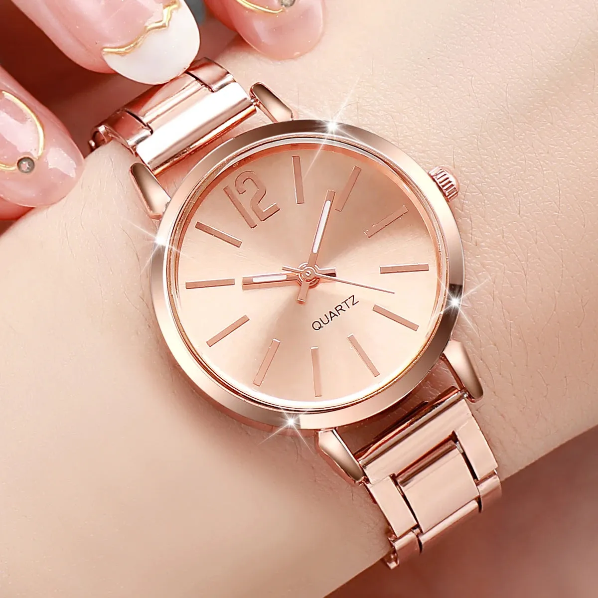 Women's Casual Fashion Watch Set – Small Dial Quartz Watch