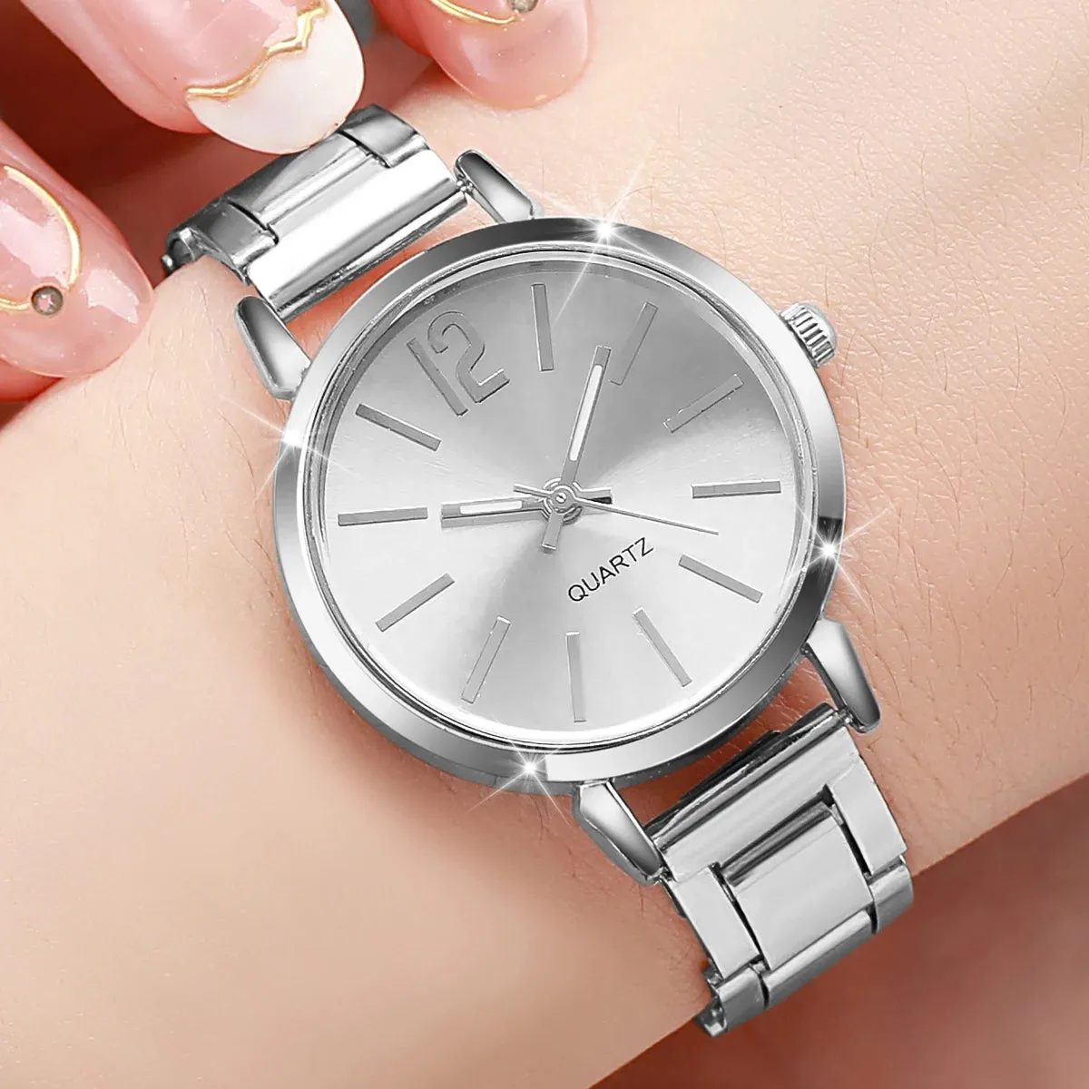 Women's Casual Fashion Watch Set – Small Dial Quartz Watch