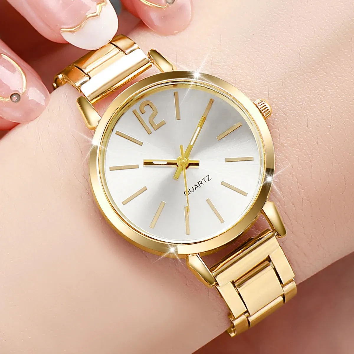 Women's Casual Fashion Watch Set – Small Dial Quartz Watch
