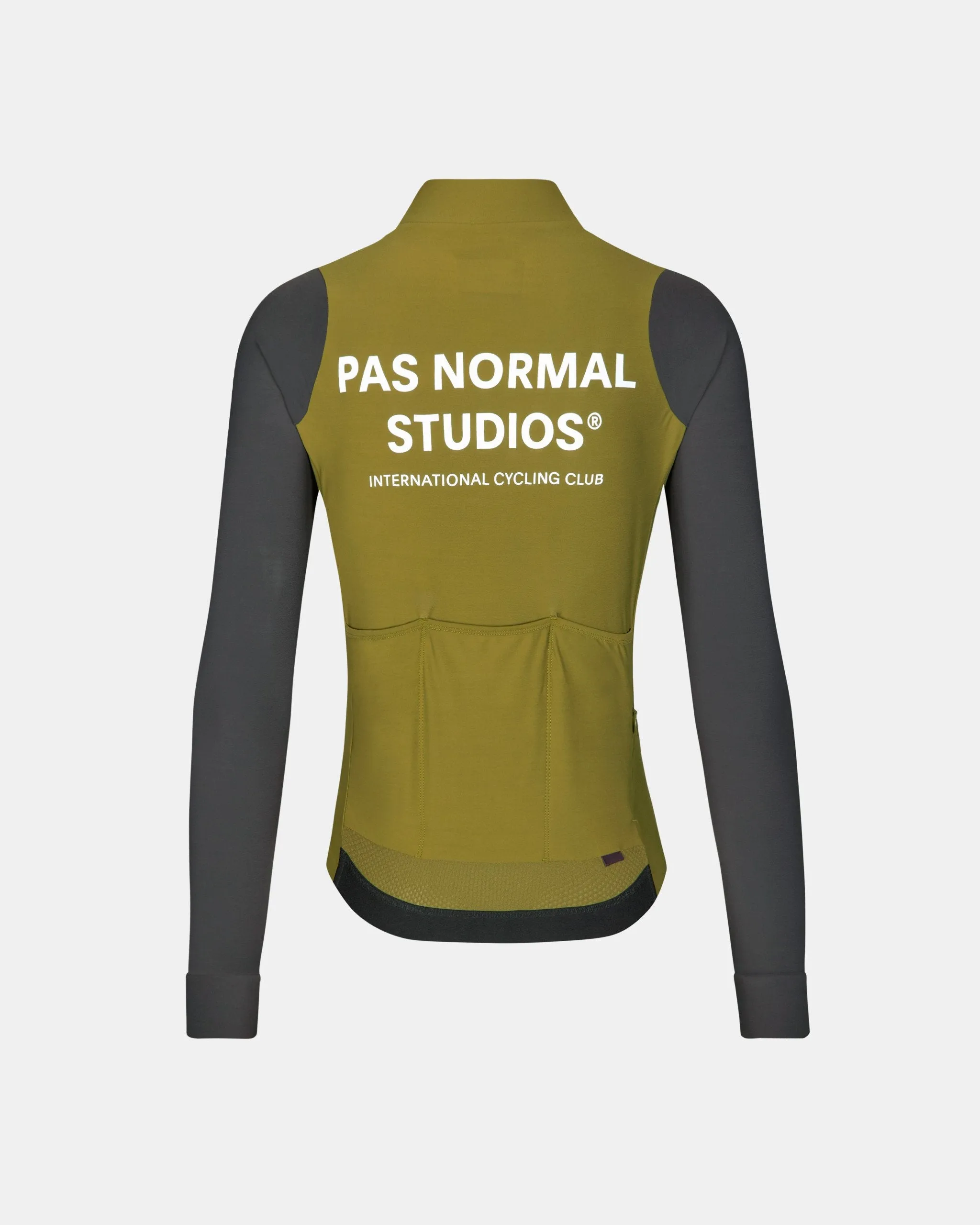 Women's Mechanism Long Sleeve Jersey - Deep Grey / Green