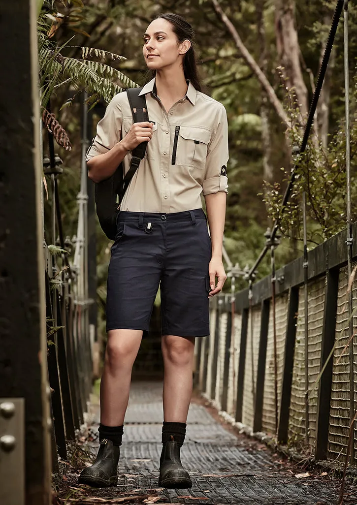 Women's Rugged Cooling Vented Short by Syzmik Workwear - Style ZS704