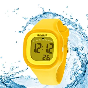 Women's Silicone LED Light Digital Sport Wrist Watch