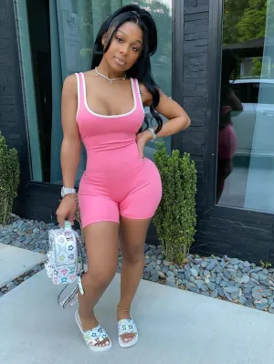 Women's Sleeveless Bodycon Romper