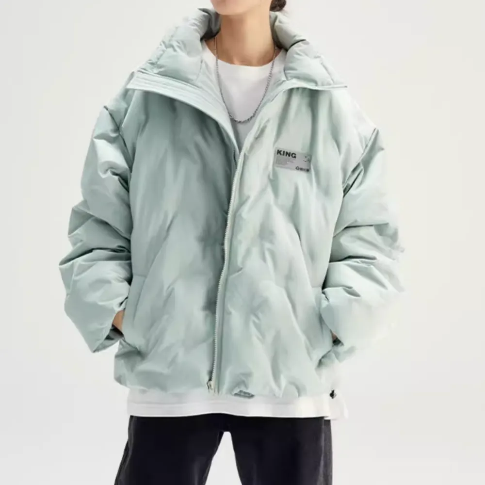 Women's Solid Mesh Down Jacket
