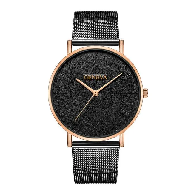 Women's Watch Rose gold Women's Watch 2020 women mesh belt ultra-thin fashion relojes para mujer luxury wristwatches reloj mujer