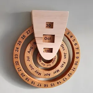 Wooden Perpetual Calendar