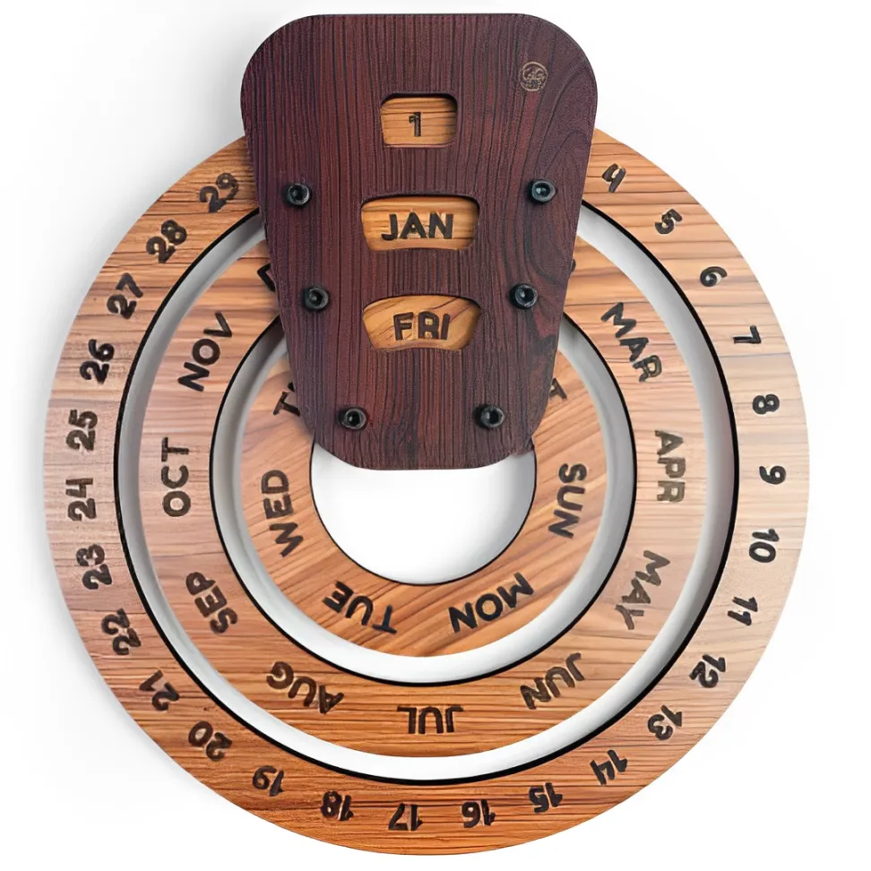Wooden Perpetual Calendar