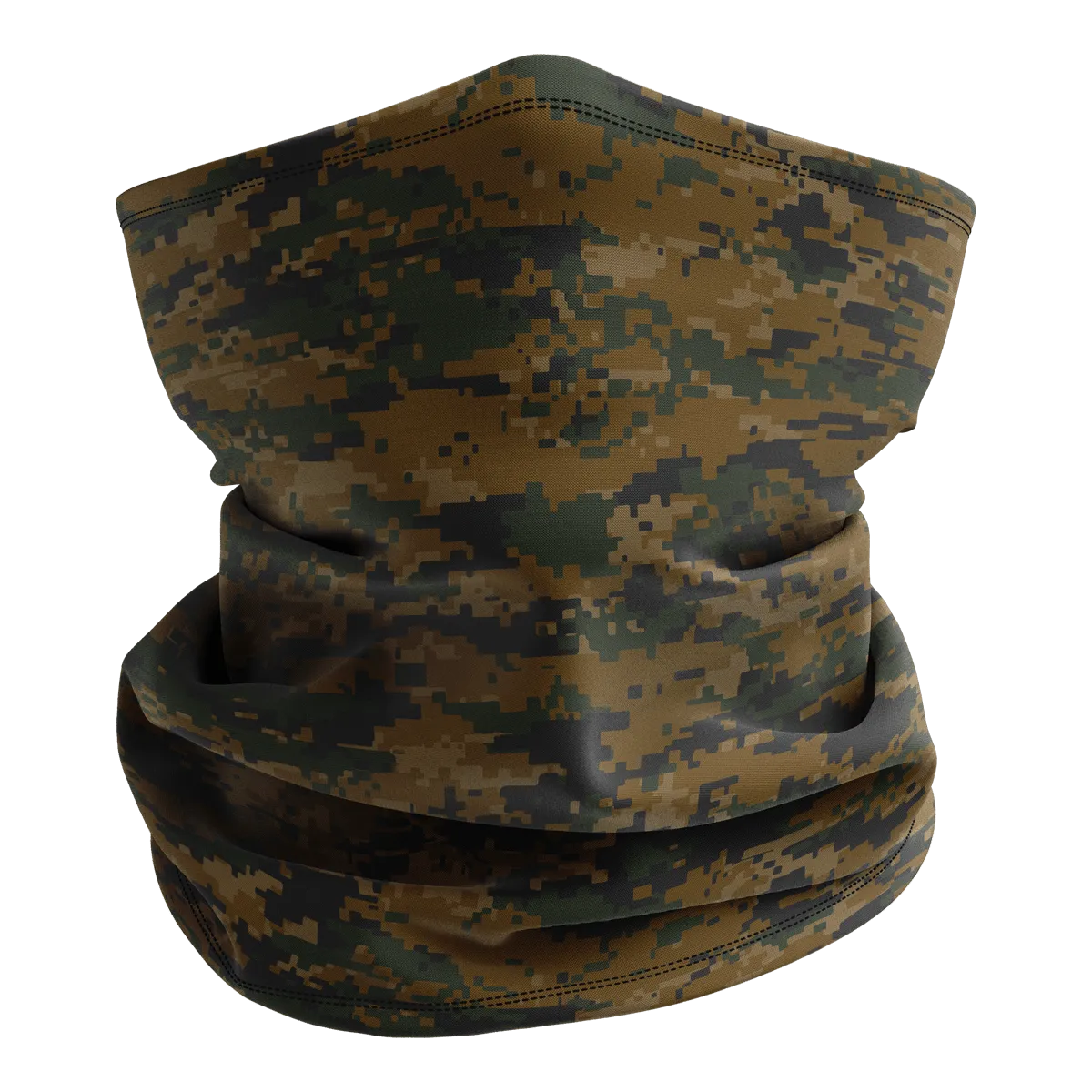 Woodland Digital Camo Face Defender