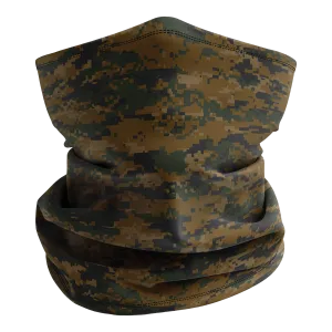 Woodland Digital Camo Face Defender