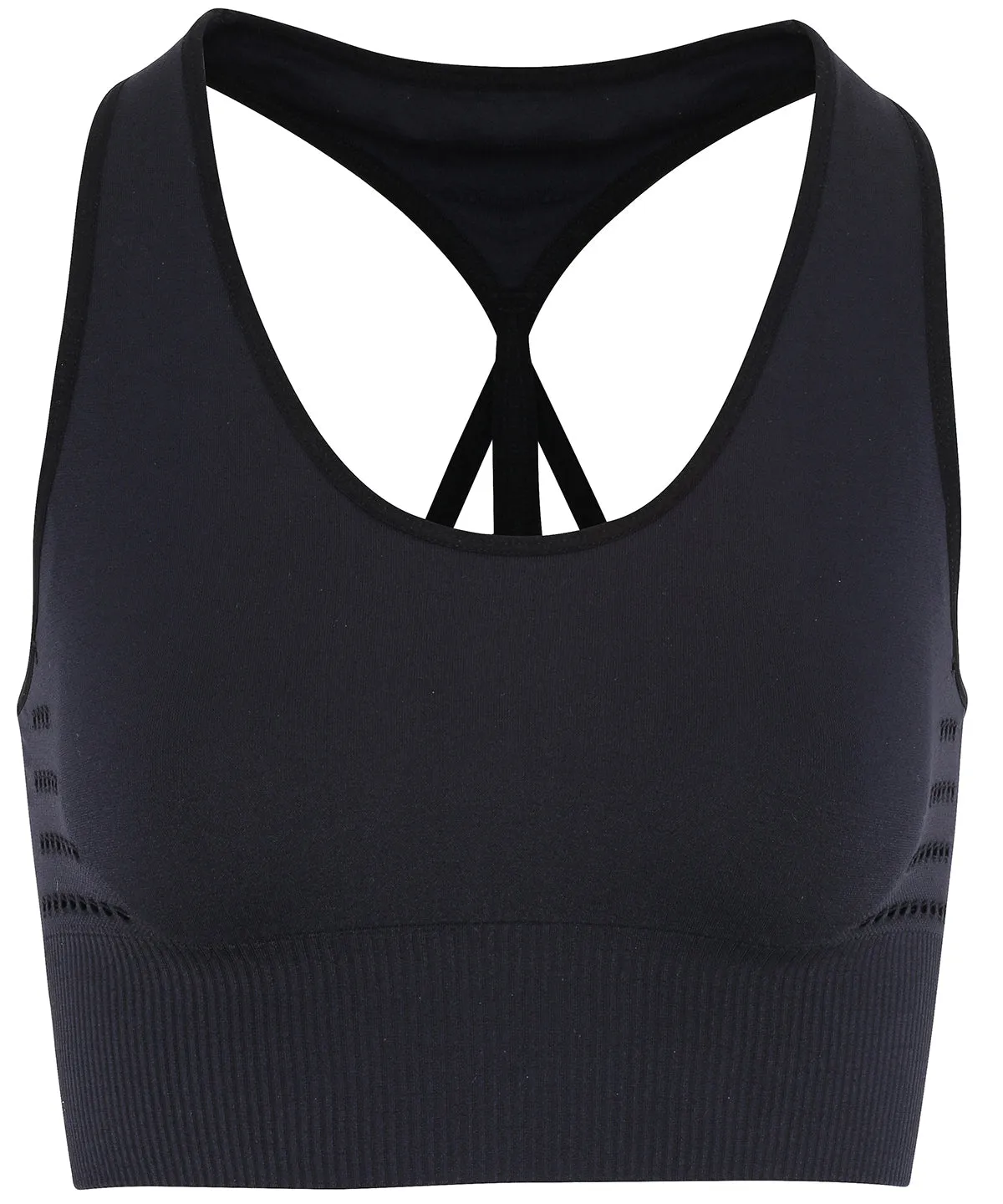 WORKWEAR SAMPLE SALE 2024 -  TR208 Tri Dri Seamless Sports Bra - Black - Size XS