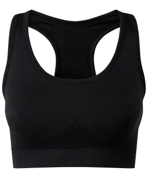 WORKWEAR SAMPLE SALE 2024 -  TR214 Tri Dri Seamless Sports Bra - Black - Size XS