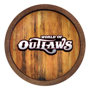 World of Outlaws: "Faux" Barrel Top Sign