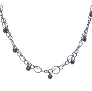 Woven Oxidized Silver Bracelet/Necklace