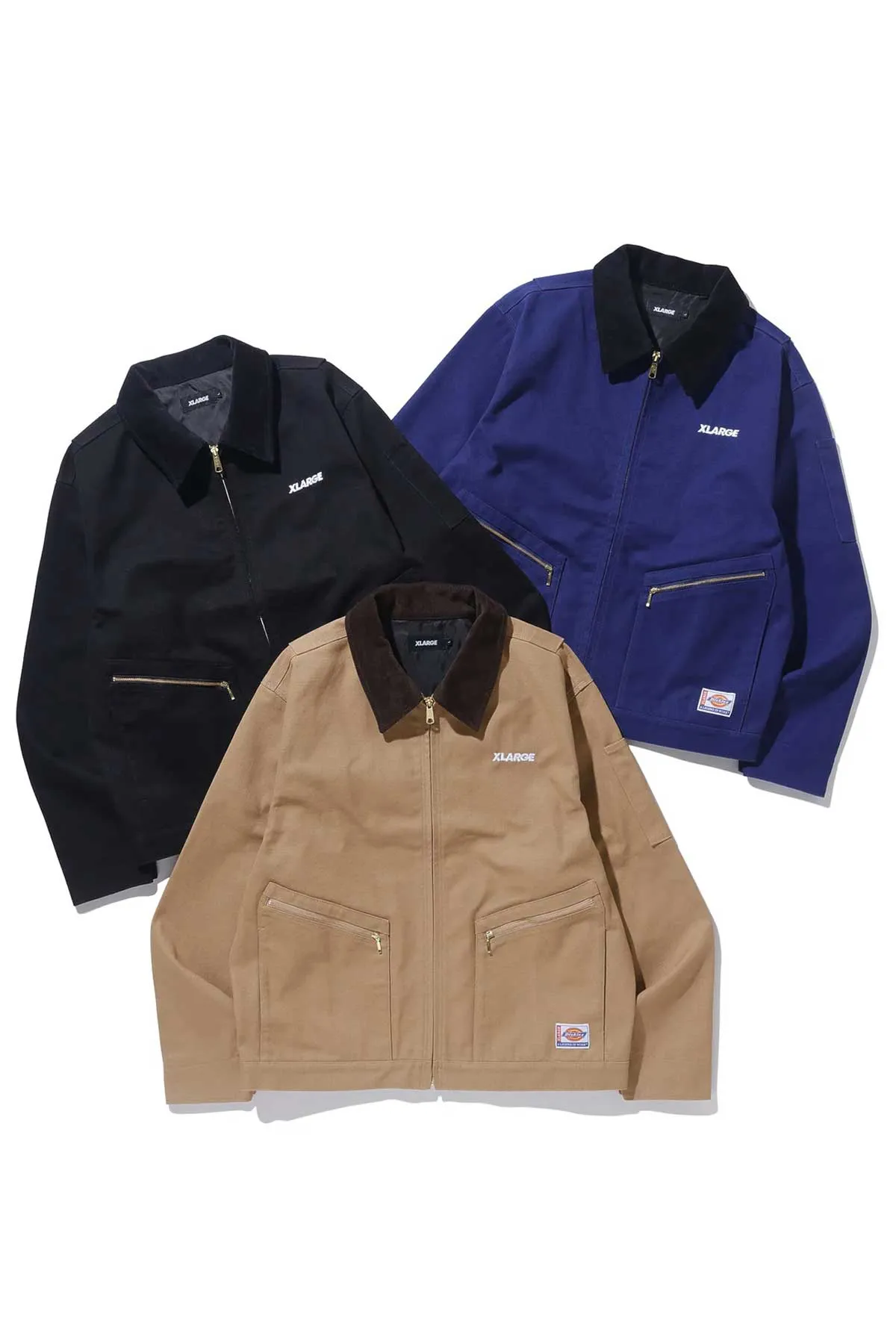 XLARGE × DICKIES WORK JACKET - BLACK