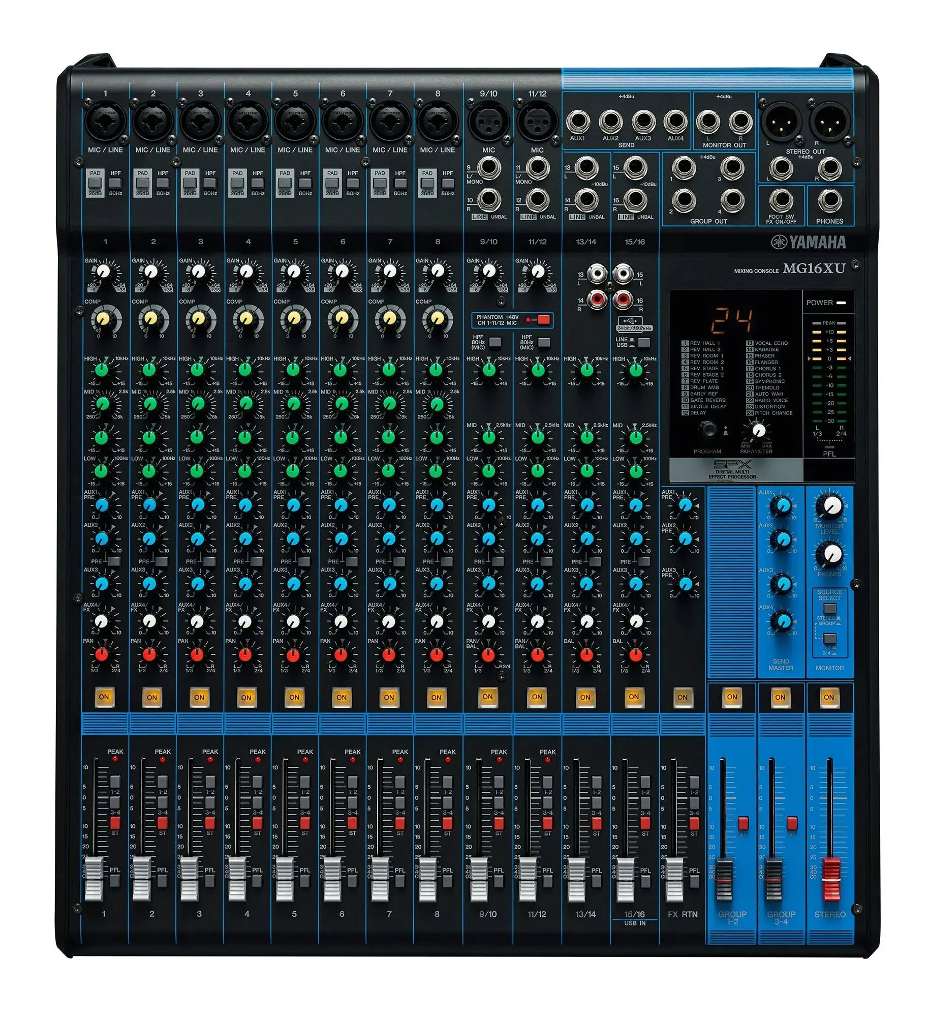 Yamaha MG16XU 16-channel Mixer w/ USB and FX