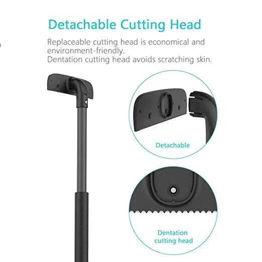 YIJIAOYUN Stretchable Back Blade, Luxury Matte Black