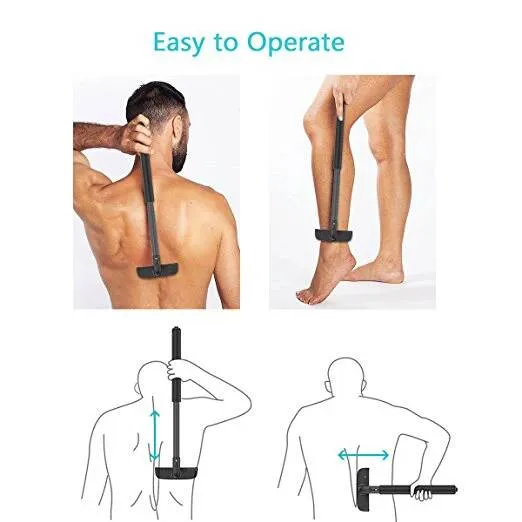 YIJIAOYUN Stretchable Back Blade, Luxury Matte Black
