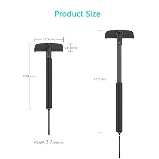 YIJIAOYUN Stretchable Back Blade, Luxury Matte Black