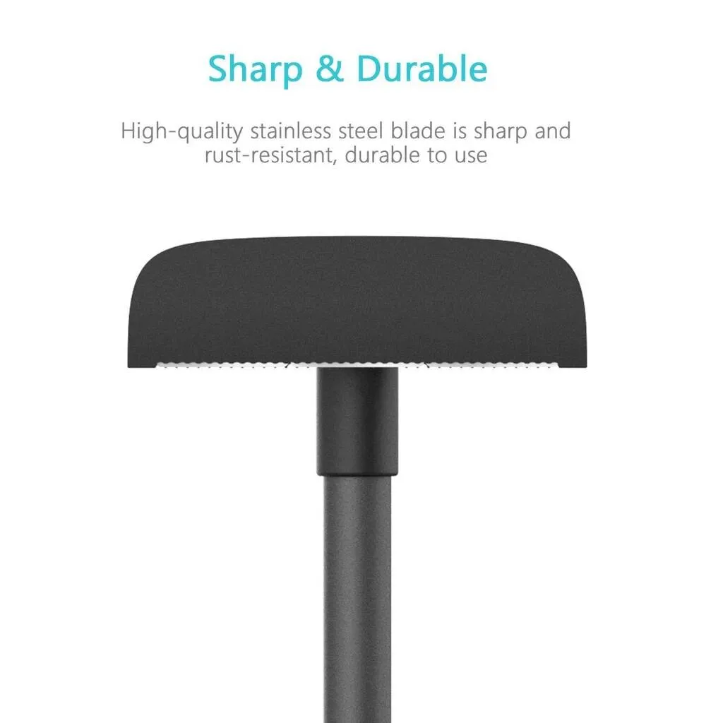 YIJIAOYUN Stretchable Back Blade, Luxury Matte Black