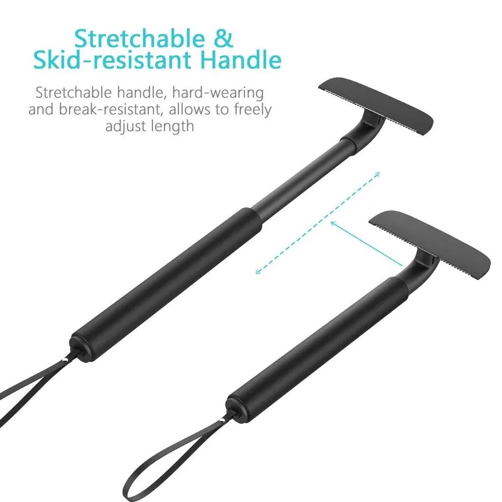 YIJIAOYUN Stretchable Back Blade, Luxury Matte Black
