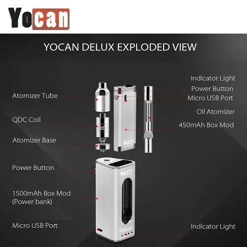 Yocan Delux 2-In-1 Box Mod Kit