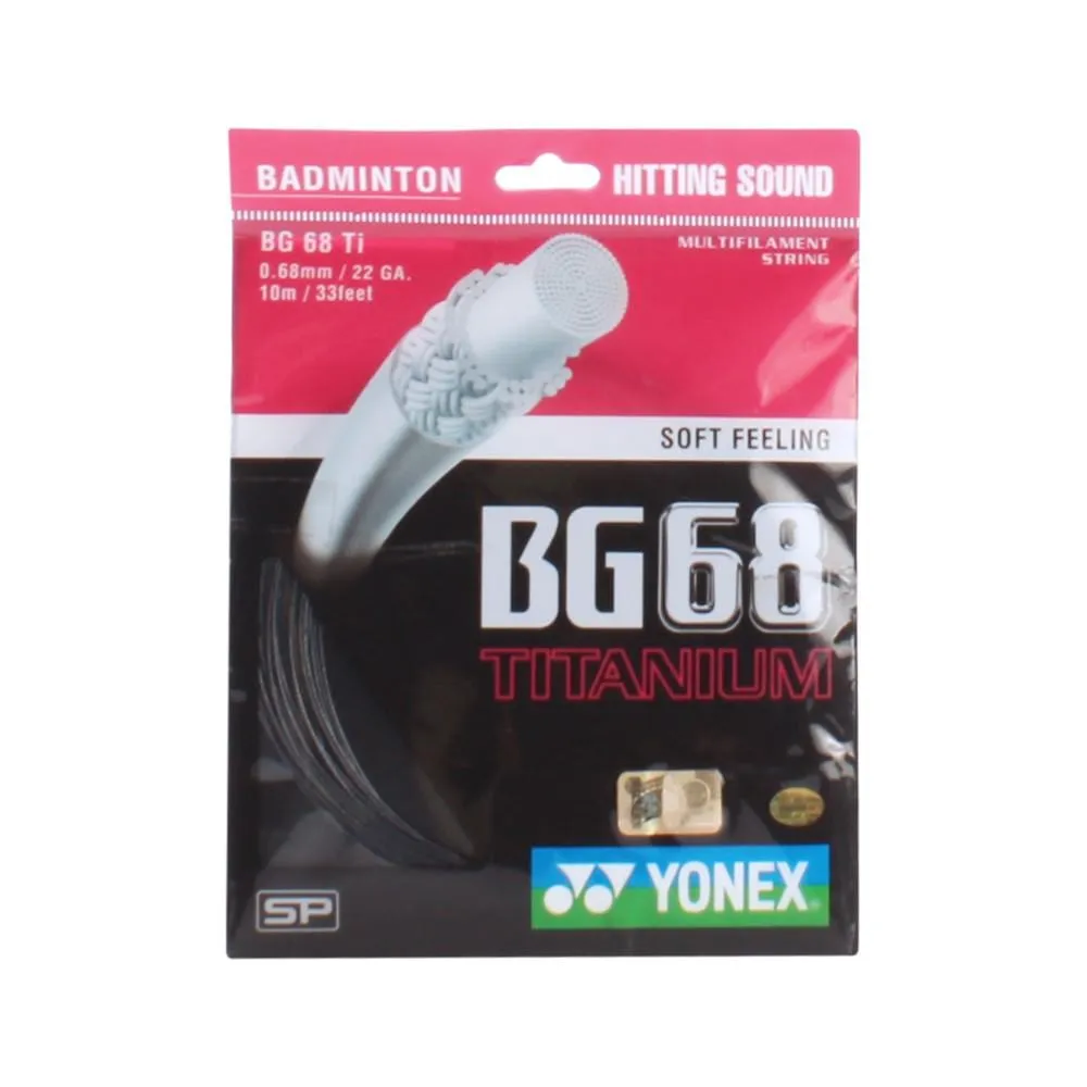 Yonex String BG68 Titanium Badminton String