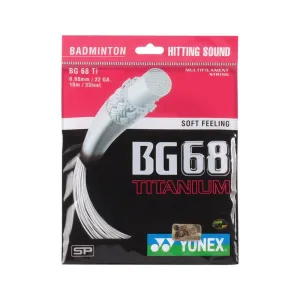 Yonex String BG68 Titanium Badminton String