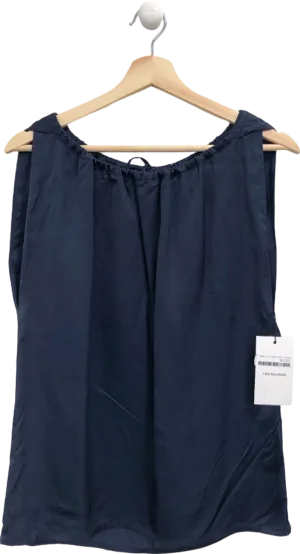 Yves Salomon Navy Top Size UK 6