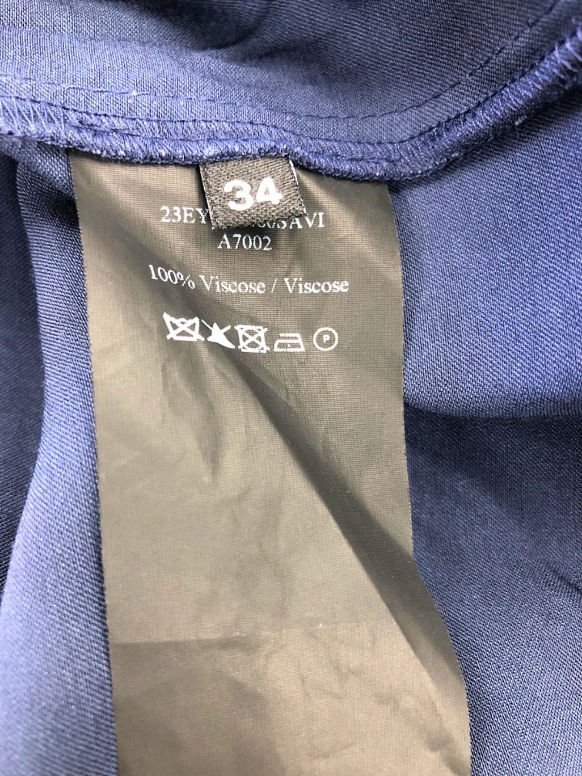 Yves Salomon Navy Top Size UK 6
