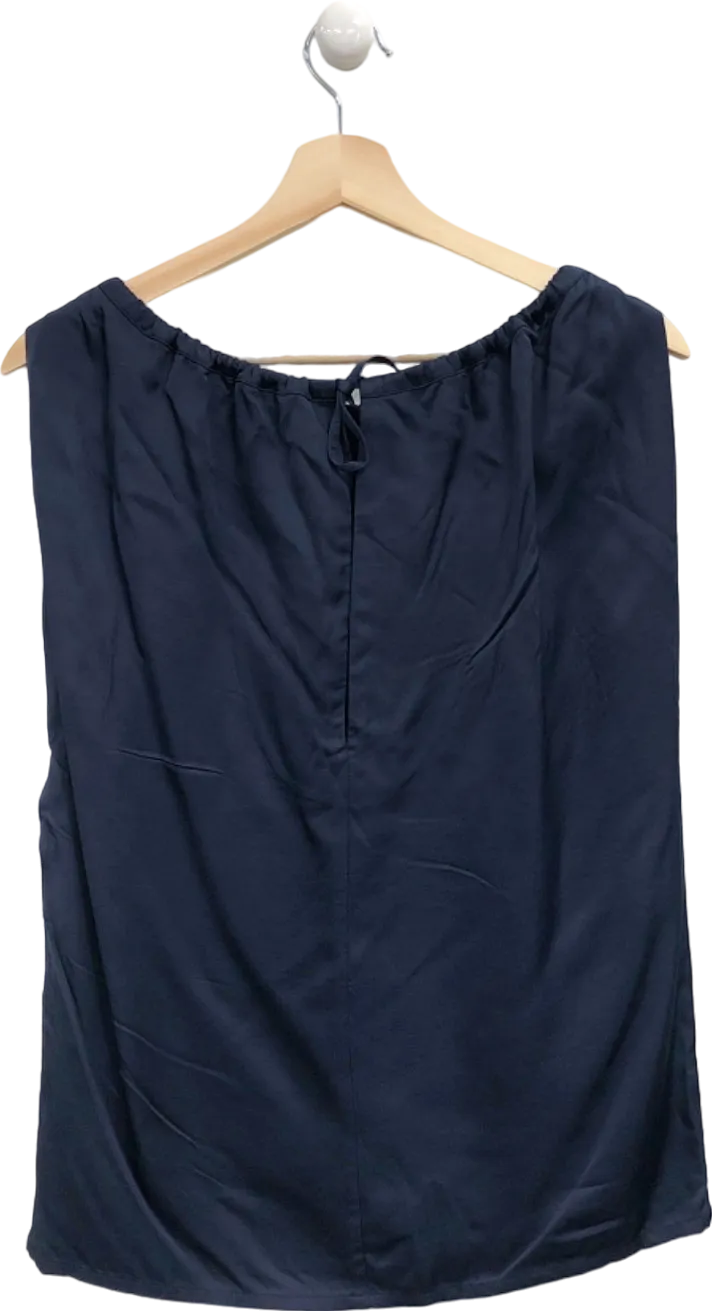 Yves Salomon Navy Top Size UK 6