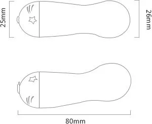ZALO Baby Star Bullet App-controlled Rechargeable Vibrator Vanilla White